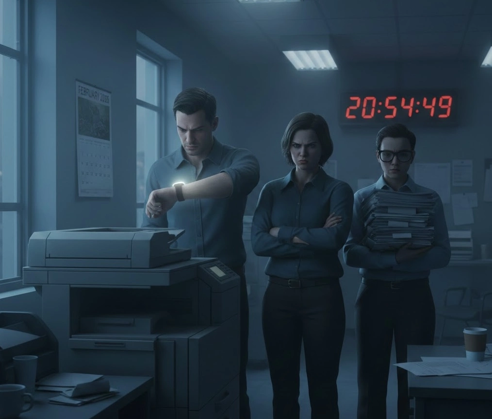 Fotokopi makinesinde sıkışma